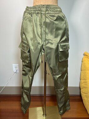 Women's Khaki and Green Trousers